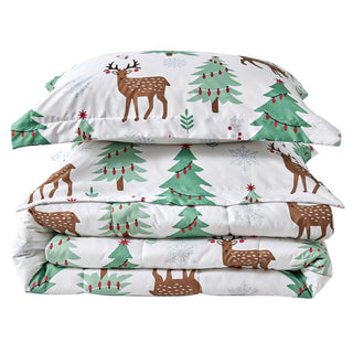 Christmas Down Alternative Comforter and Sham Set