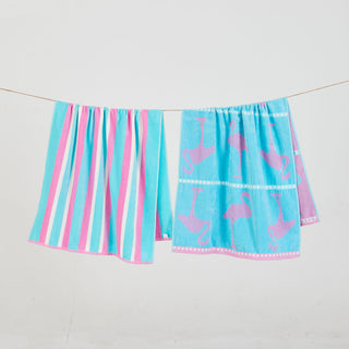 2 Pack 100% Cotton Printed Beach Towel