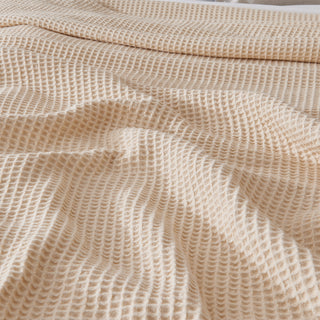 100% Cotton Waffle Weave Blanket