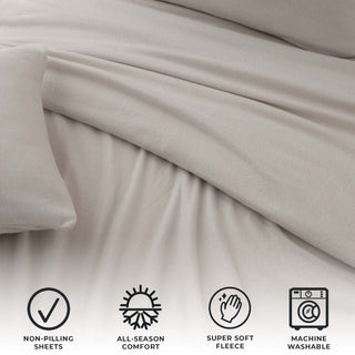 Super Soft Extra Plush Fleece Warm & Cozy Sheet Set