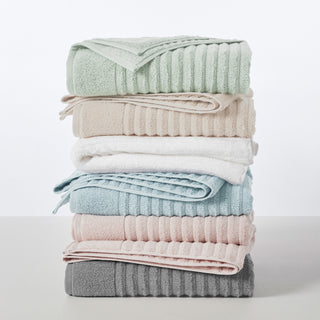 Premium Cotton Ribbed Towel Set