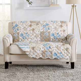 Reversible Floral Patchwork Furniture Protector - Maribel Collection