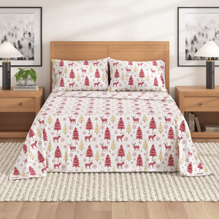 Premium Turkish Cotton Winter Lodge Flannel Sheet Set