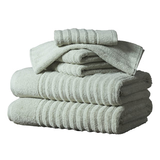 Premium Cotton Ribbed Towel Set