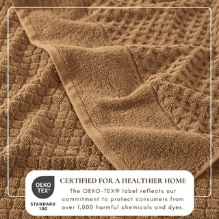 Ultra-Soft 100% Cotton Diamond Waffle Bath Towels