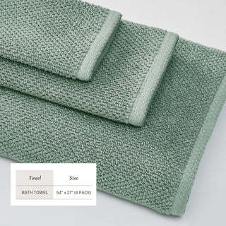 100% Cotton Absorbent & Quick-Dry Bath Towels