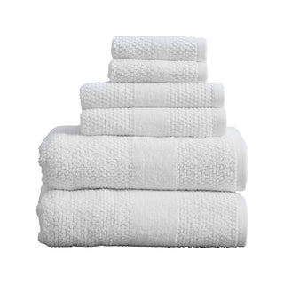 100% Cotton Textured Woven Bath Towel Set