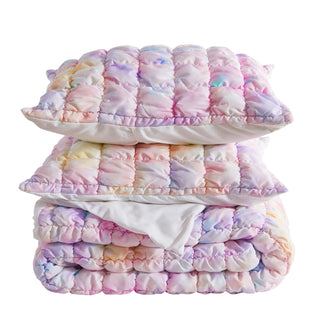 Marshmallow Texture Quilt Set With Shams