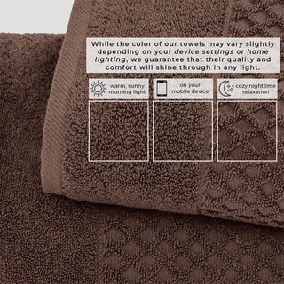 Ultra-Soft 100% Cotton Diamond Waffle Bath Towels