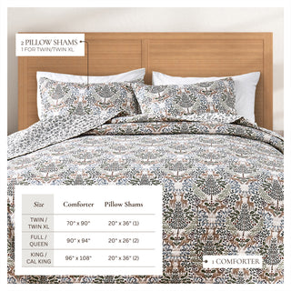 Christmas Down Alternative Comforter and Sham Set
