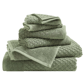 Ultra-Soft 100% Cotton Diamond Waffle Bath Towels