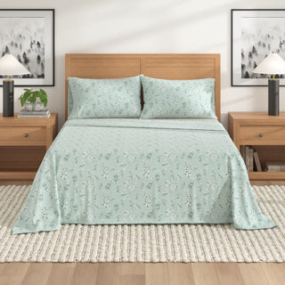 Premium Turkish Cotton Winter-Theme Flannel Sheet Set