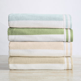 Premium 100% Cotton Cabana Stripe Beach Towels
