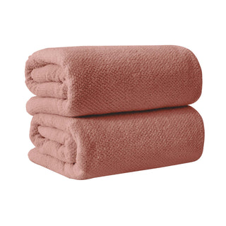 100% Cotton Absorbent & Quick-Dry Looped Bath Towels
