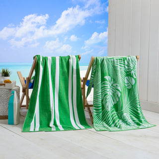 2 Pack 100% Cotton Printed Beach Towel
