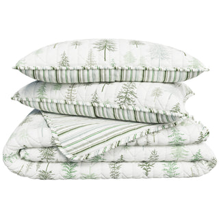 Rustic Lodge Quilt Set With Shams