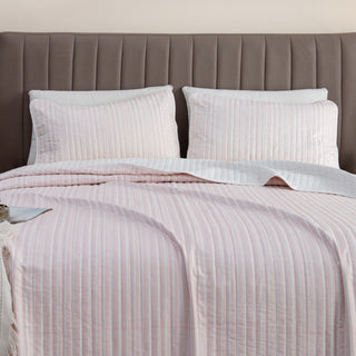 3-Piece Stripe Quilt - Marcie Collection