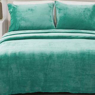 4-Piece Solid Plush Sheet - Velvet Luxe Collection