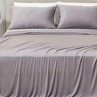 4-Piece Interlock Technology Performance Cooling Sheet Set - Mackenna Collection