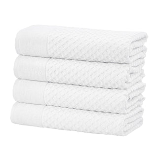 Ultra-Soft 100% Cotton Diamond Waffle Bath Towels