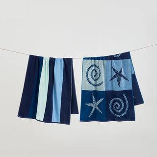 2 Pack 100% Cotton Printed Beach Towel