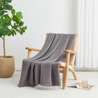 100% Cotton Waffle Weave Blanket