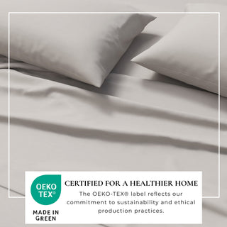 Ultra-Soft Cotton Heathered Melange Jersey Knit Sheet Set