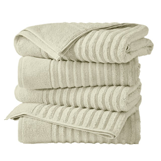 Premium Cotton Ribbed Towel Set