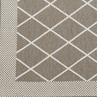 2 Pack Woven Trellis Machine Washable Accent Area Rug & Runner - Lysandra Collection