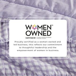 Gingham Quilt Set With Shams