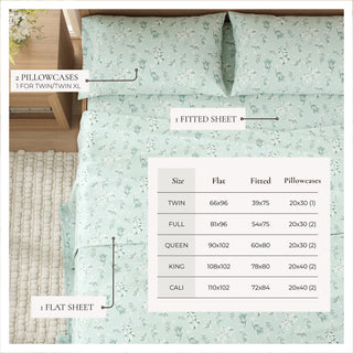 Premium Turkish Cotton Winter-Theme Flannel Sheet Set