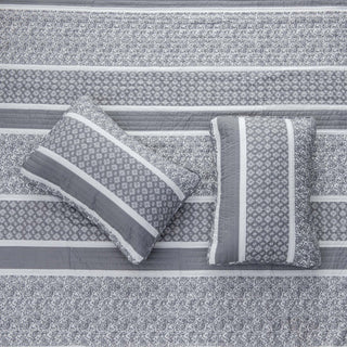 3-Piece Stripe Quilt - Kadi Collection