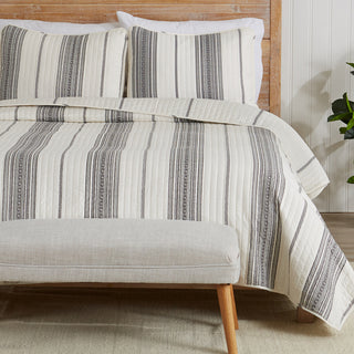 3-Piece Stripe Quilt - Wesley Collection