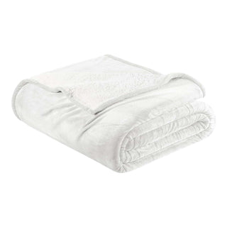 Ultra-Soft Velvet Plush Reversible Sherpa Blanket