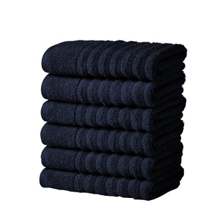 Premium Cotton Ribbed Towel Set