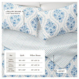 Nautical Toile Quilt Set with Shams