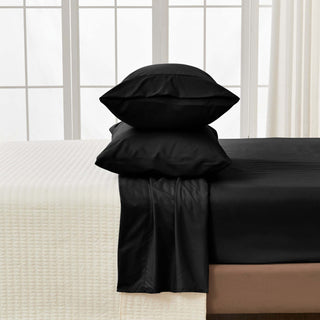 Premium 4 Piece Microfiber Solid Sheet Set