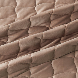 Luxury Velvet Stitched Quilt Set
