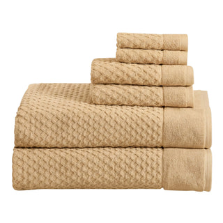 Ultra-Soft 100% Cotton Diamond Waffle Bath Towels