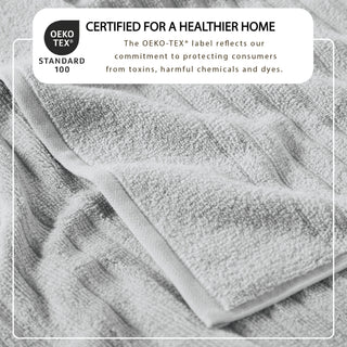 Premium Cotton Ribbed Towel Set