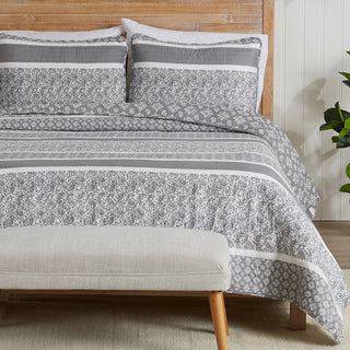 3-Piece Stripe Quilt - Kadi Collection