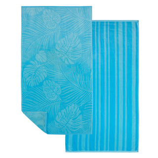 2 Pack 100% Cotton Printed Beach Towel
