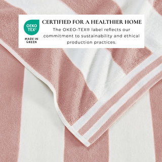 Premium 100% Cotton Cabana Stripe Beach Towels