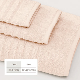 Premium Cotton Ribbed Towel Set