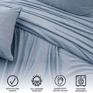Velvet Plush Warm and Cozy Sheet Set