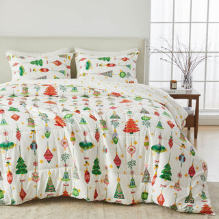 Christmas Down Alternative Comforter and Sham Set