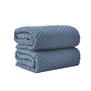 Ultra-Soft 100% Cotton Diamond Waffle Bath Towels