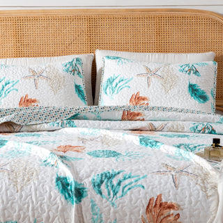 Key West Collection Coastal Quilt Set