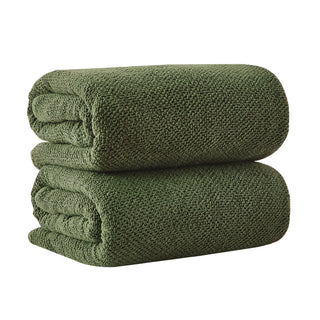 100% Cotton Absorbent & Quick-Dry Looped Bath Towels