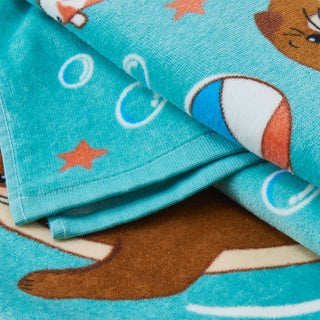 Premium Ultra Soft 100% Cotton Printed Beach Towel for Kids